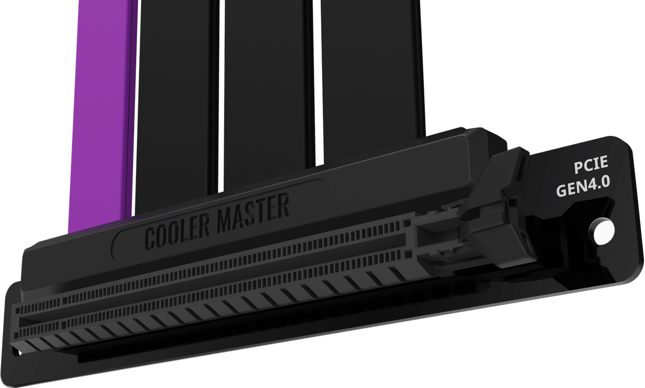 Cooler Master MasterAccessory Riser Cable PCIe 4.0 x16 - 300mm, Zwart Cooler Master MasterAccessory Riser Cable PCIe 4.0 x16 - 300mm, Zwart